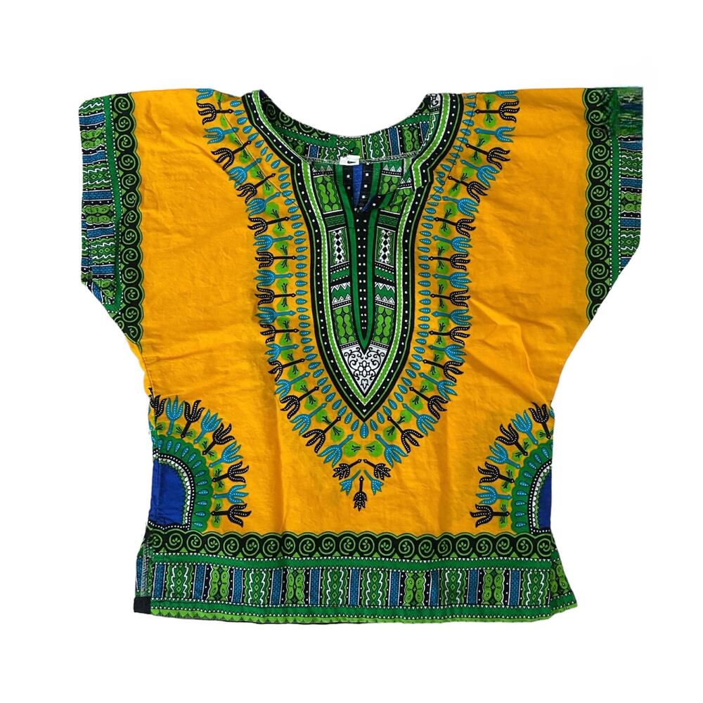 AFRICAN KIDS DASHIKI TOP